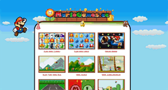 Desktop Screenshot of mariogames.cc